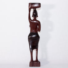 Charger l'image dans la galerie, Statuette Femme Africaine - Porteuse - Bois