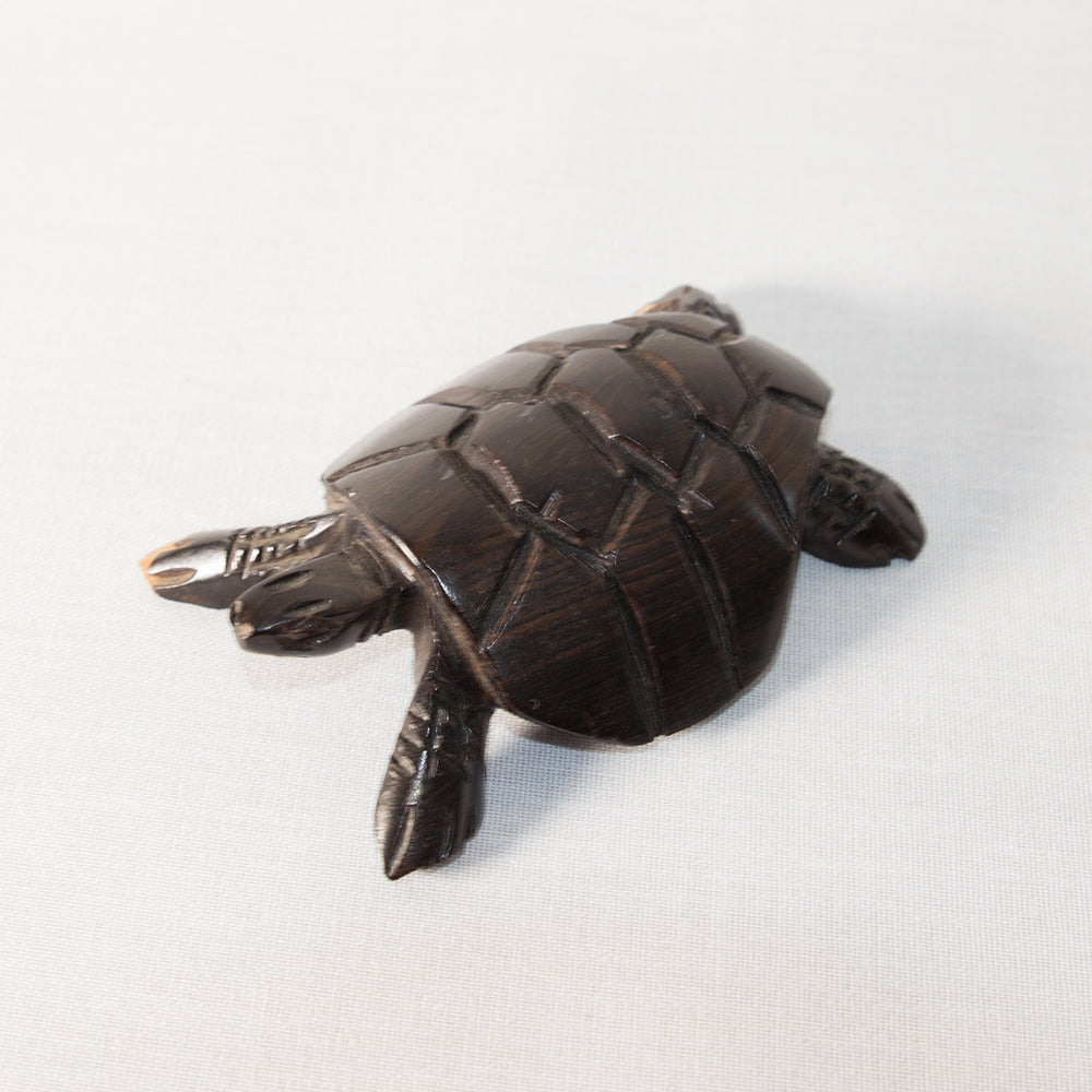 Statuette Tortue Africaine - Noir