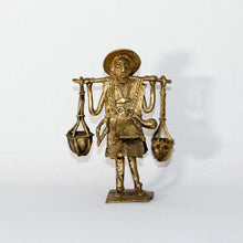 Charger l&#39;image dans la galerie, Statuette Homme Africain - Porteur - Bronze
